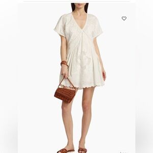 Free People Serenity Embroidered Minidress